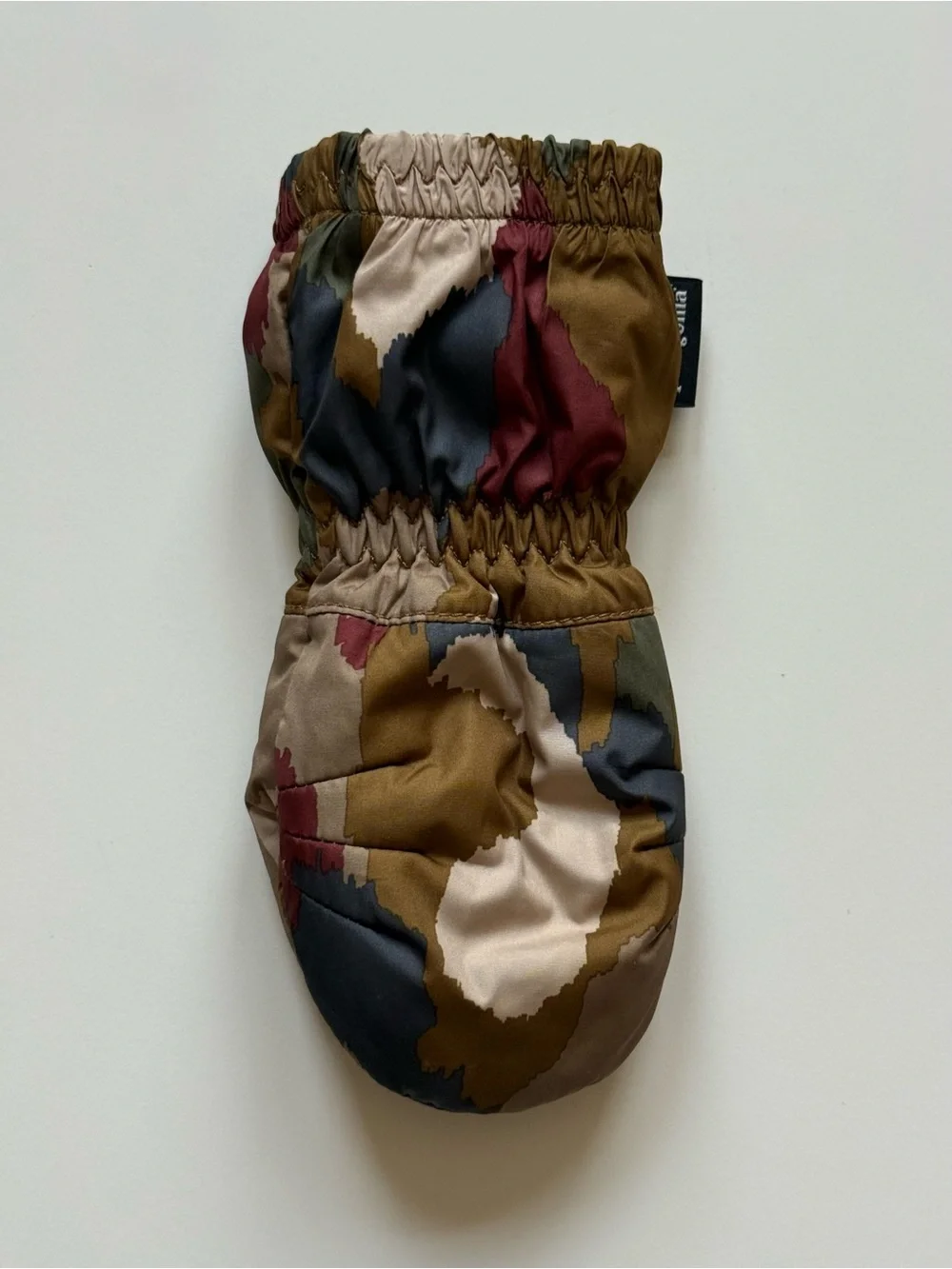 Patagonia Babys Puff Mittens, Camouflage - Size 6-12M